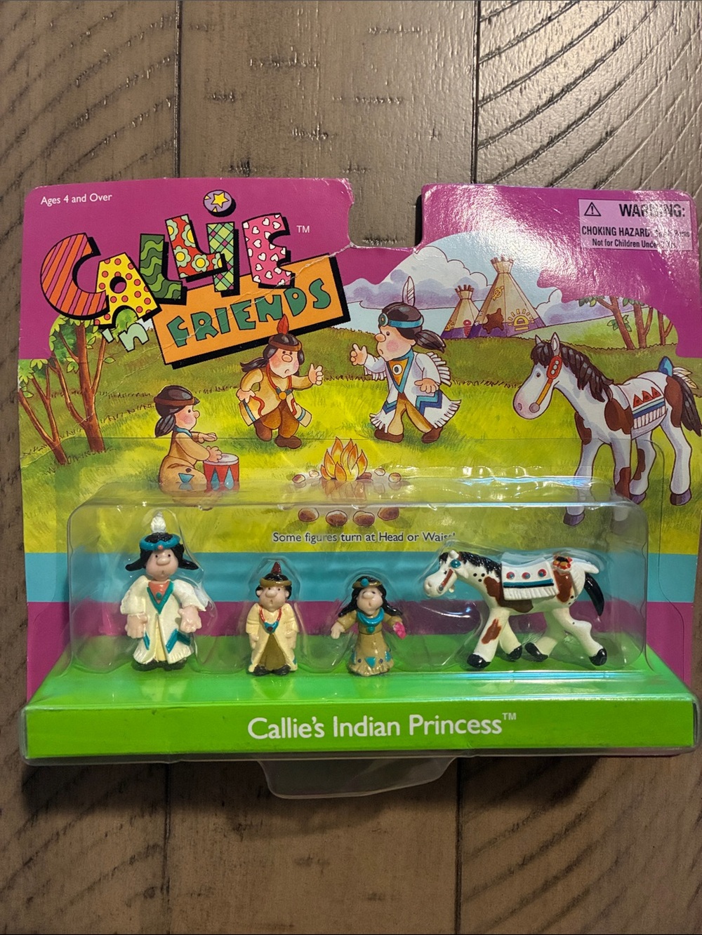 Callie ‘n Friends Indian Princess Toy Set 1995 RARE